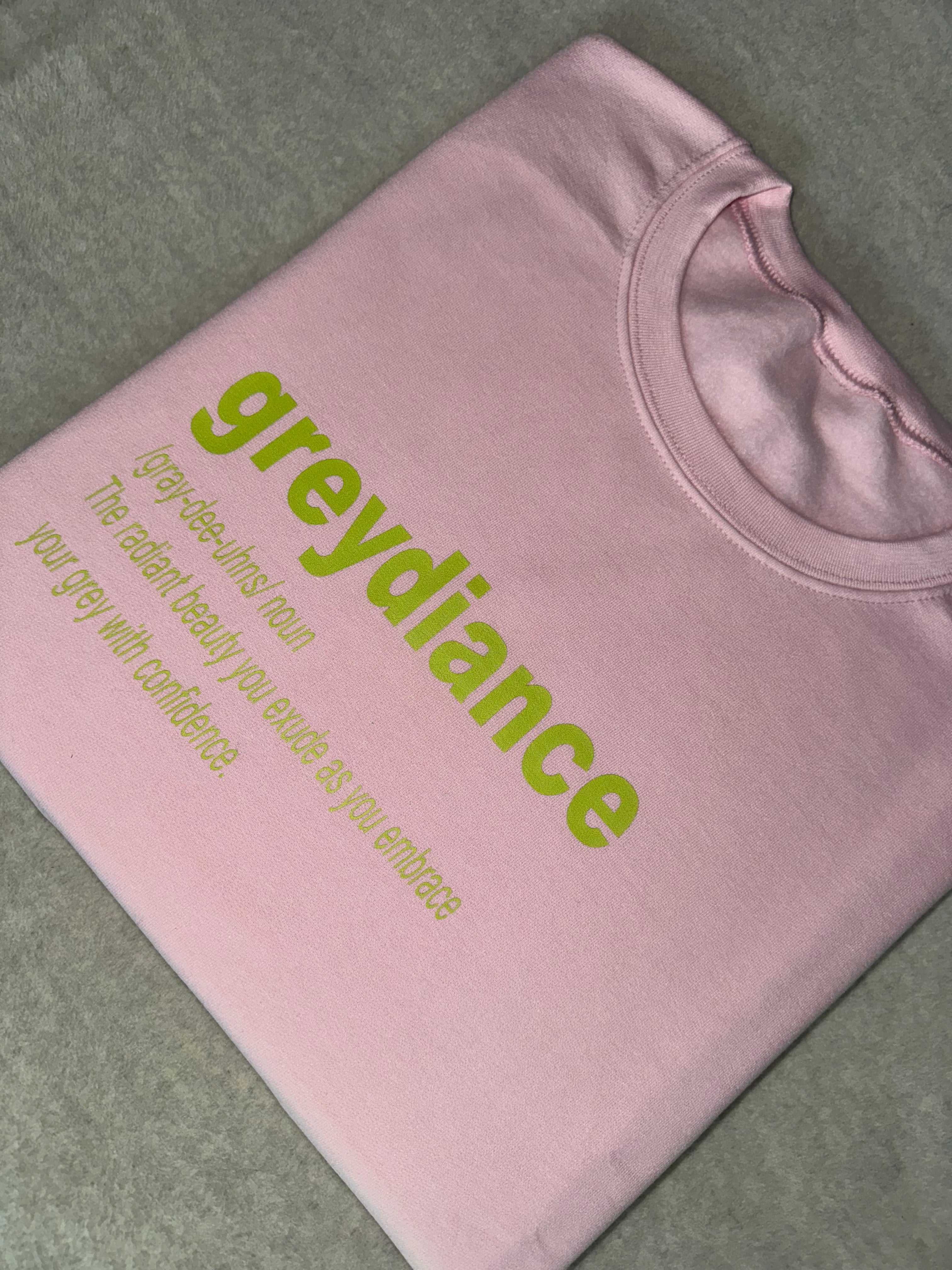 Greydiance ‘Alpha Kappa Alpha’ inspired pink crewneck sweatshirt