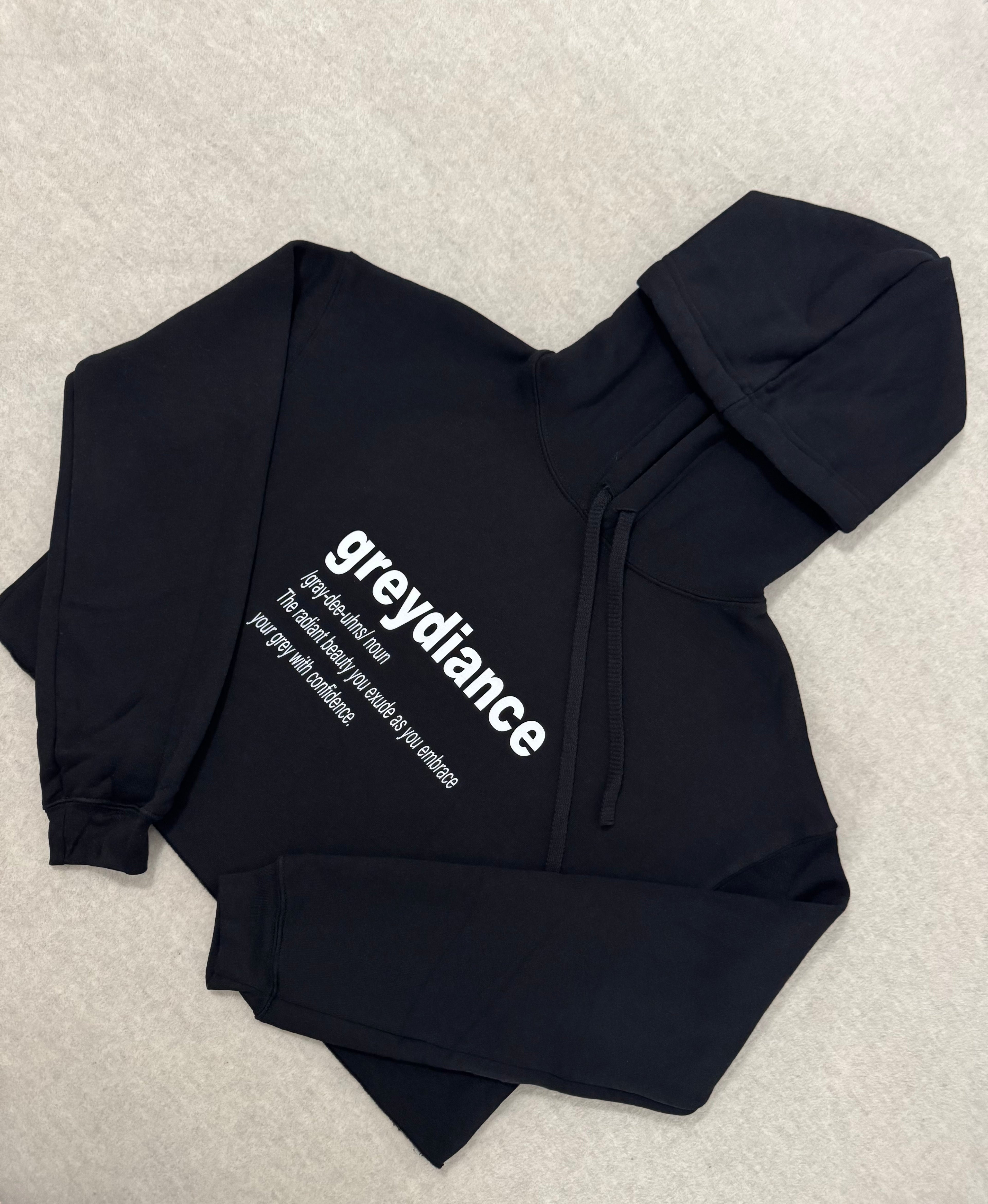 Greydiance crop hoodie