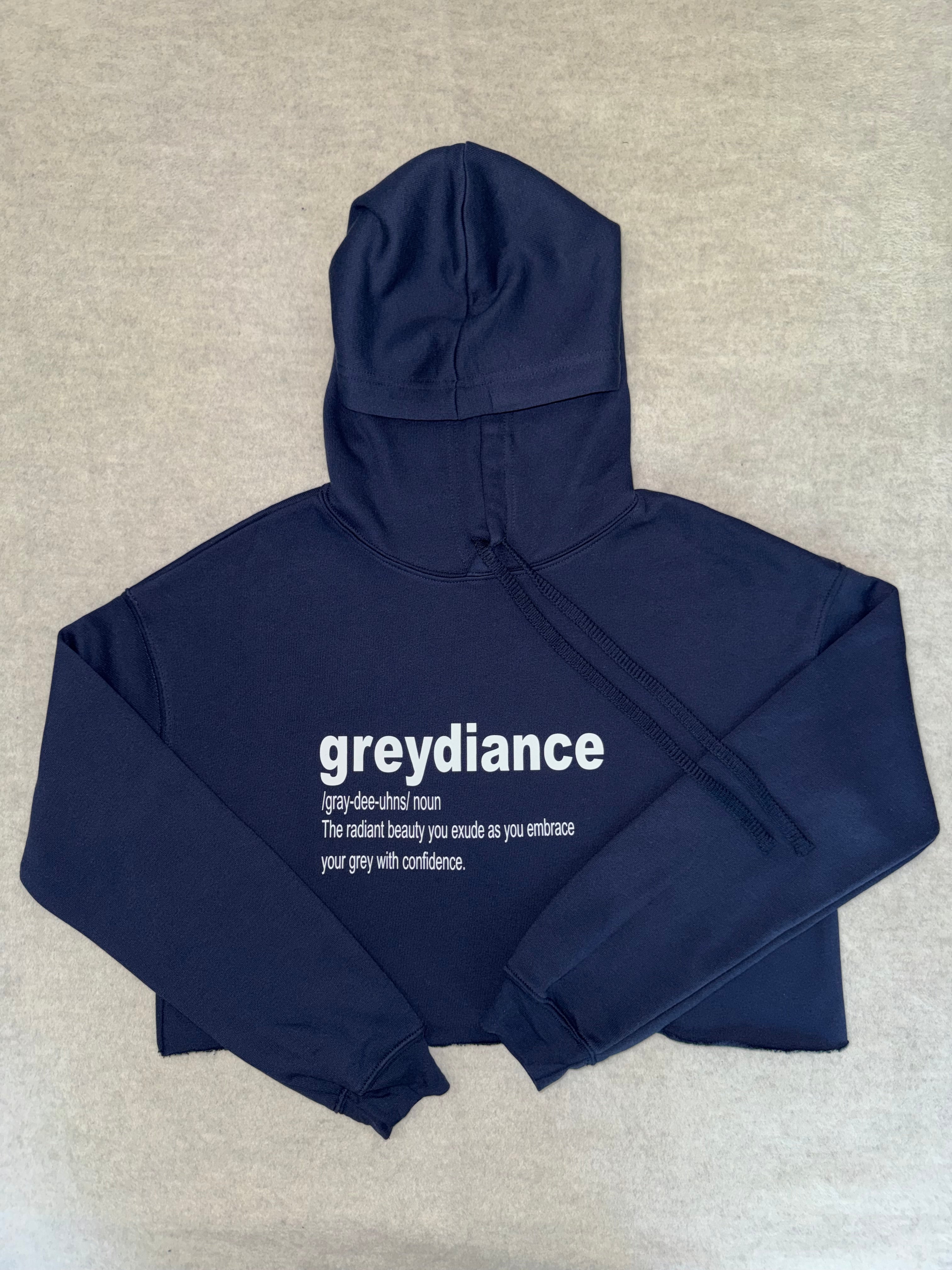Greydiance crop hoodie