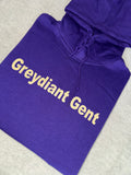 Greydiant Gent ‘Omega Psi Phi’ inspired purple hoodie